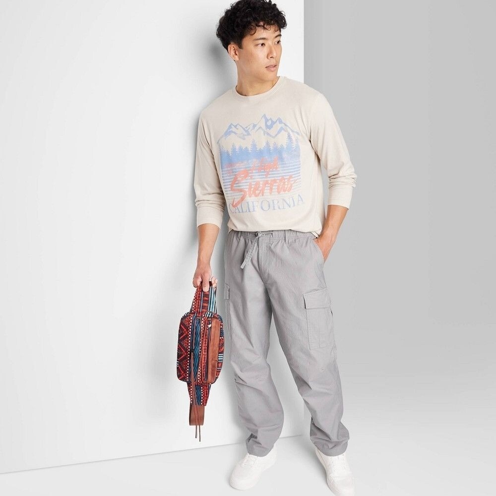 Men's Mid-Rise Tapered Leg Pants - Original Use™ Gray XXL